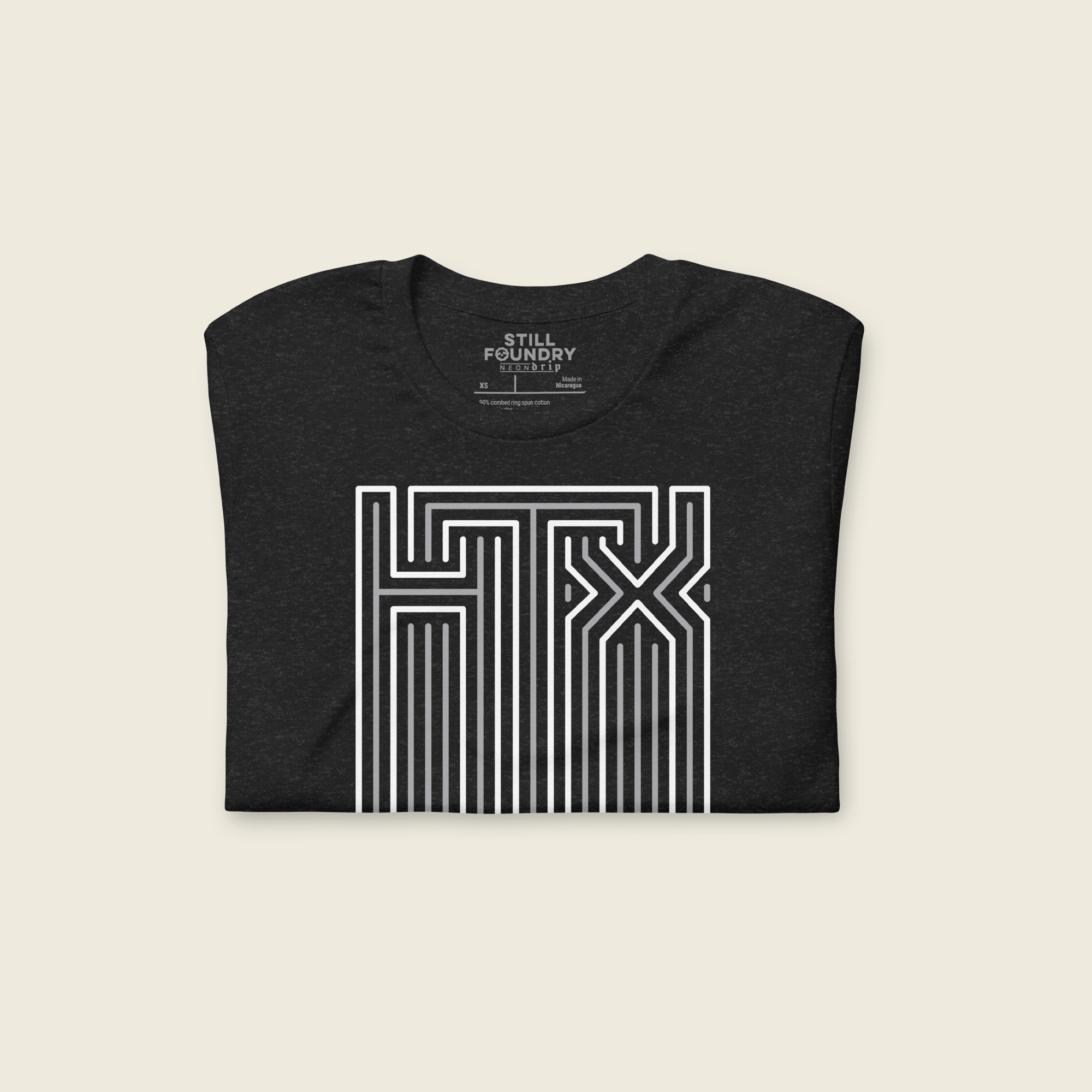 neon white htx h black uni shirt f